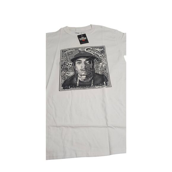 The Marathon Clothing Blue and Yellow Graphic Tee - Picture 1 of 10